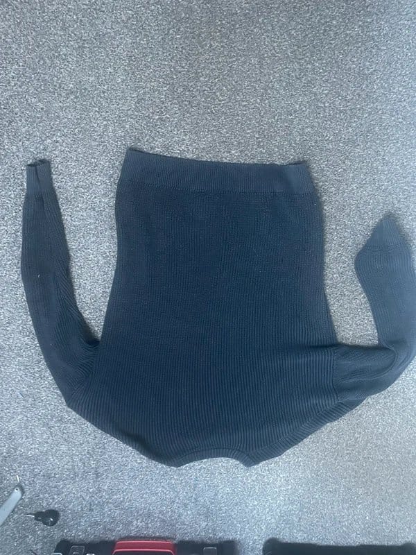 ASOS Navy Heavyweight Knit Sweater
