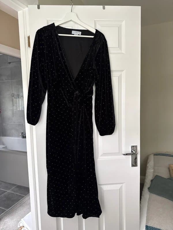 Never Fully Dressed Never fully dressed black wrap dress