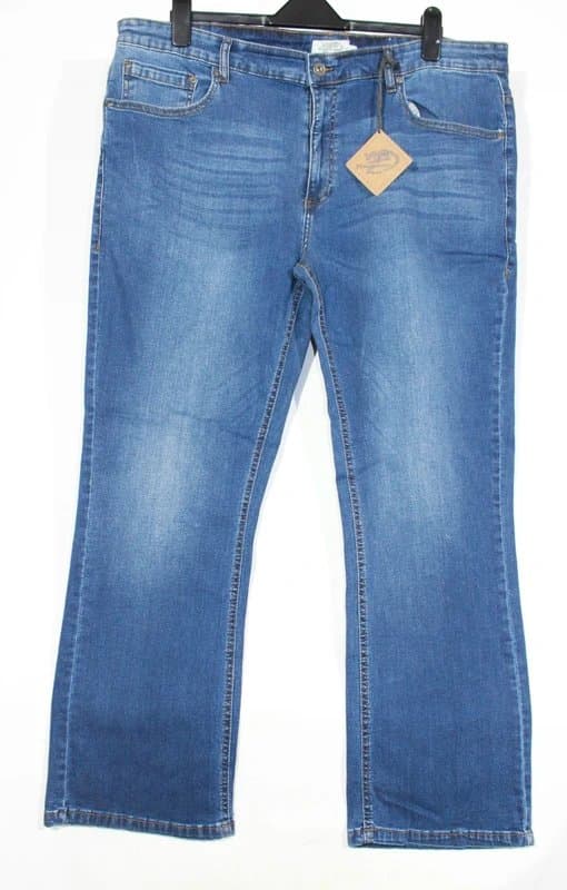 Kangaroo Poo Kangaroo Poo Mens Jeans W40" L30" Short Blue Denim