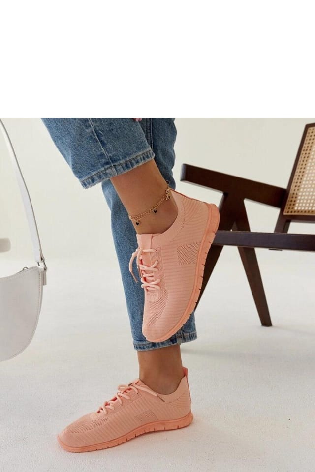 Love Lace Love Lace Women's Summer Sport Fabric Sneakers with Lightweight Rubber Sole in Pink - 2