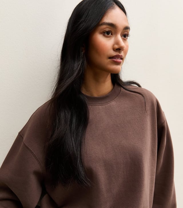 New Look Women's Brown Crew Neck Sweatshirt New Look - 2