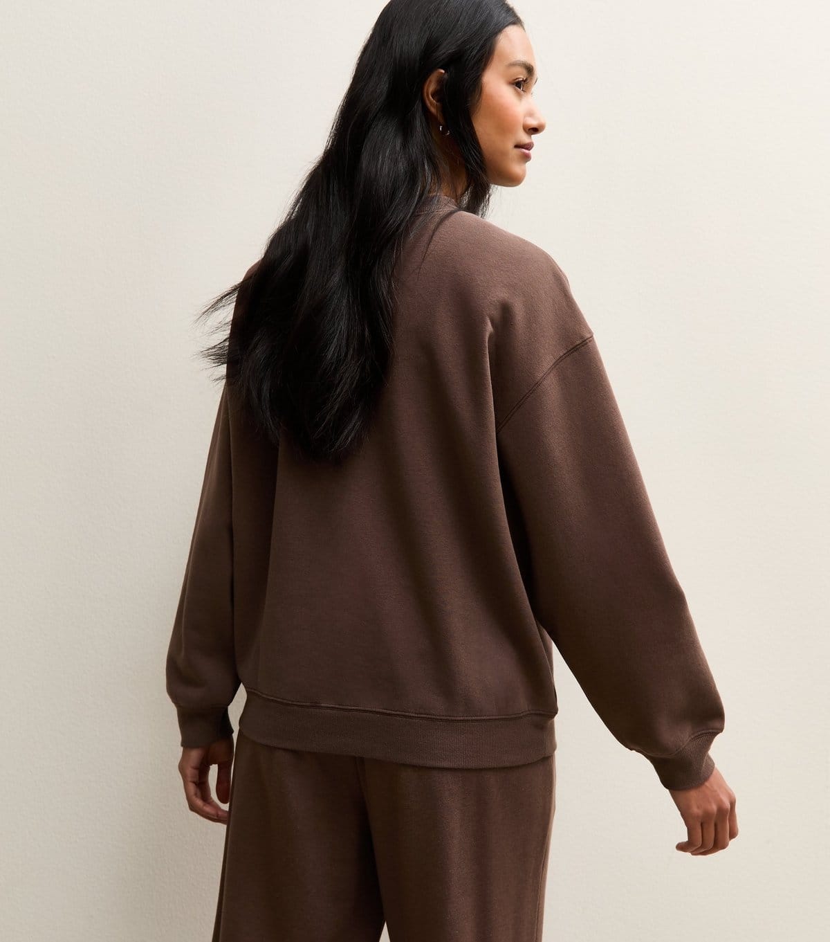 New Look Women's Brown Crew Neck Sweatshirt New Look - 4