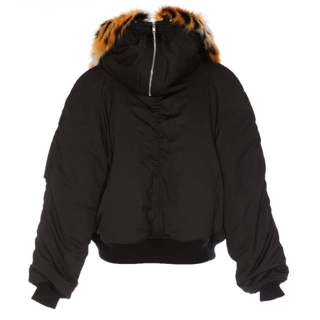 Kenzo Kenzo Men's Plain Black Bomber Jacket - 2