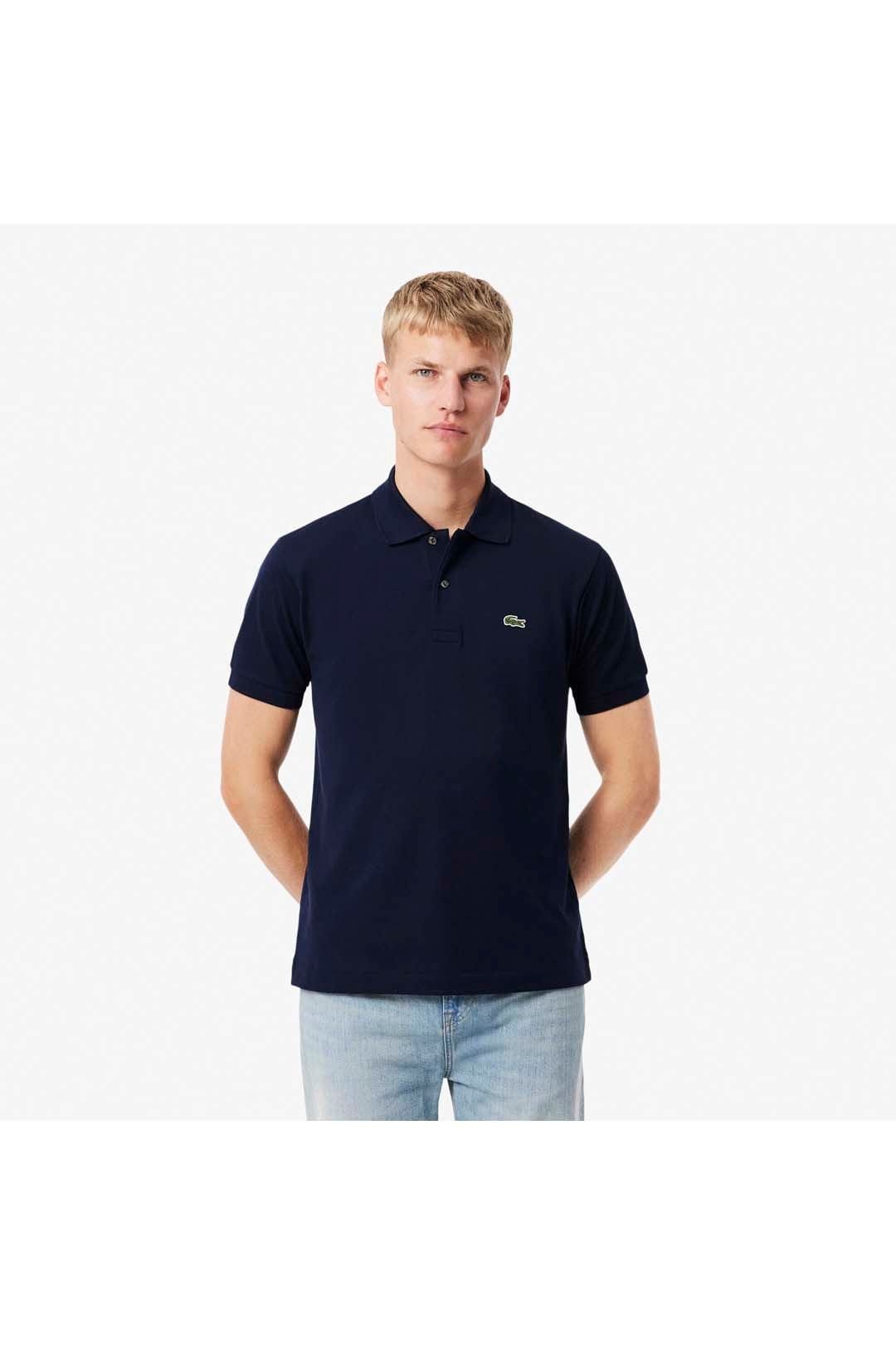 Lacoste Lacoste Men's L1212 Classic Polo Shirt Navy Blue - 4