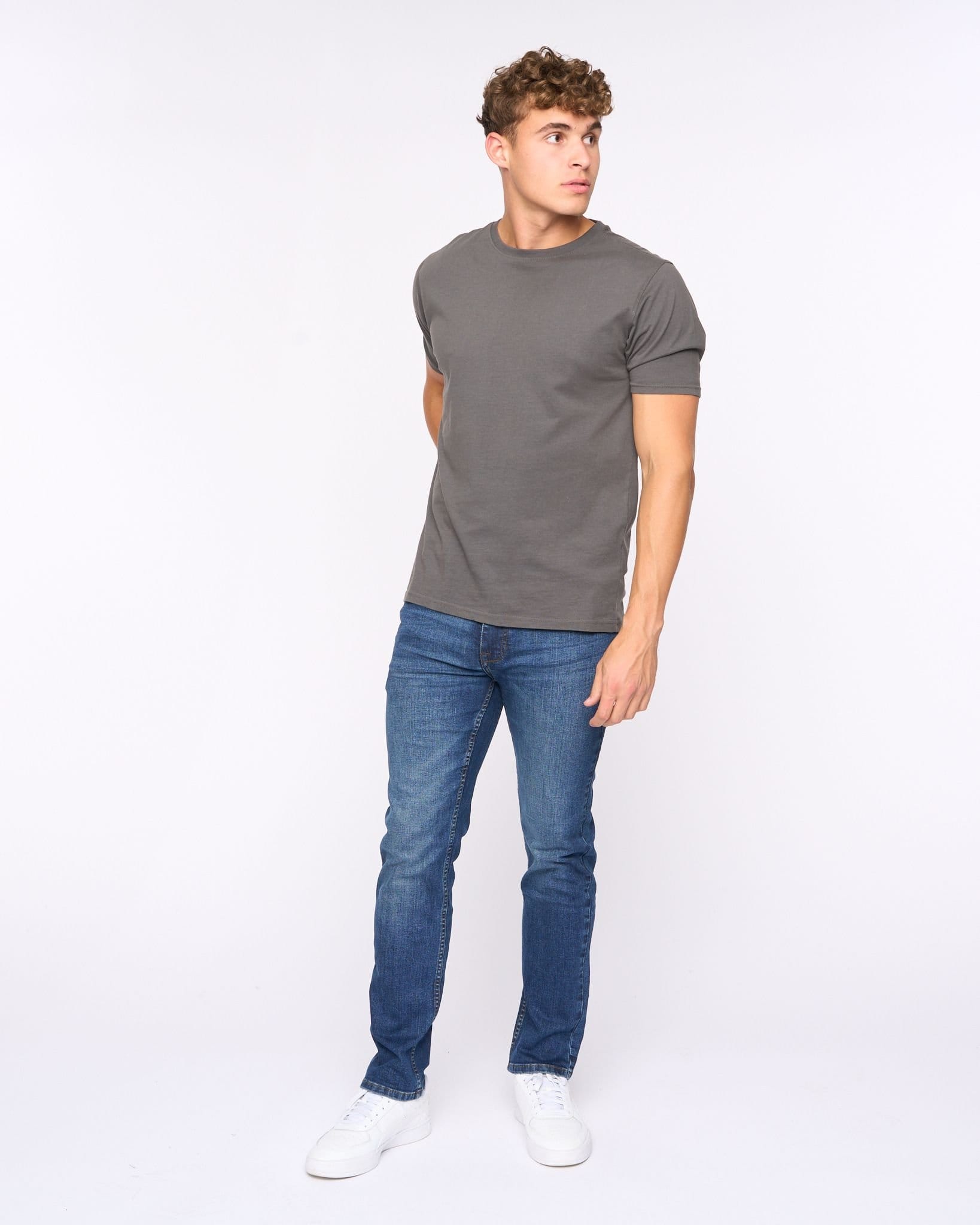 Bewley&Ritch Bewley&Ritch Abingdon Men's Slim-Fit Stretch Denim Jeans in Dark Blue - 4