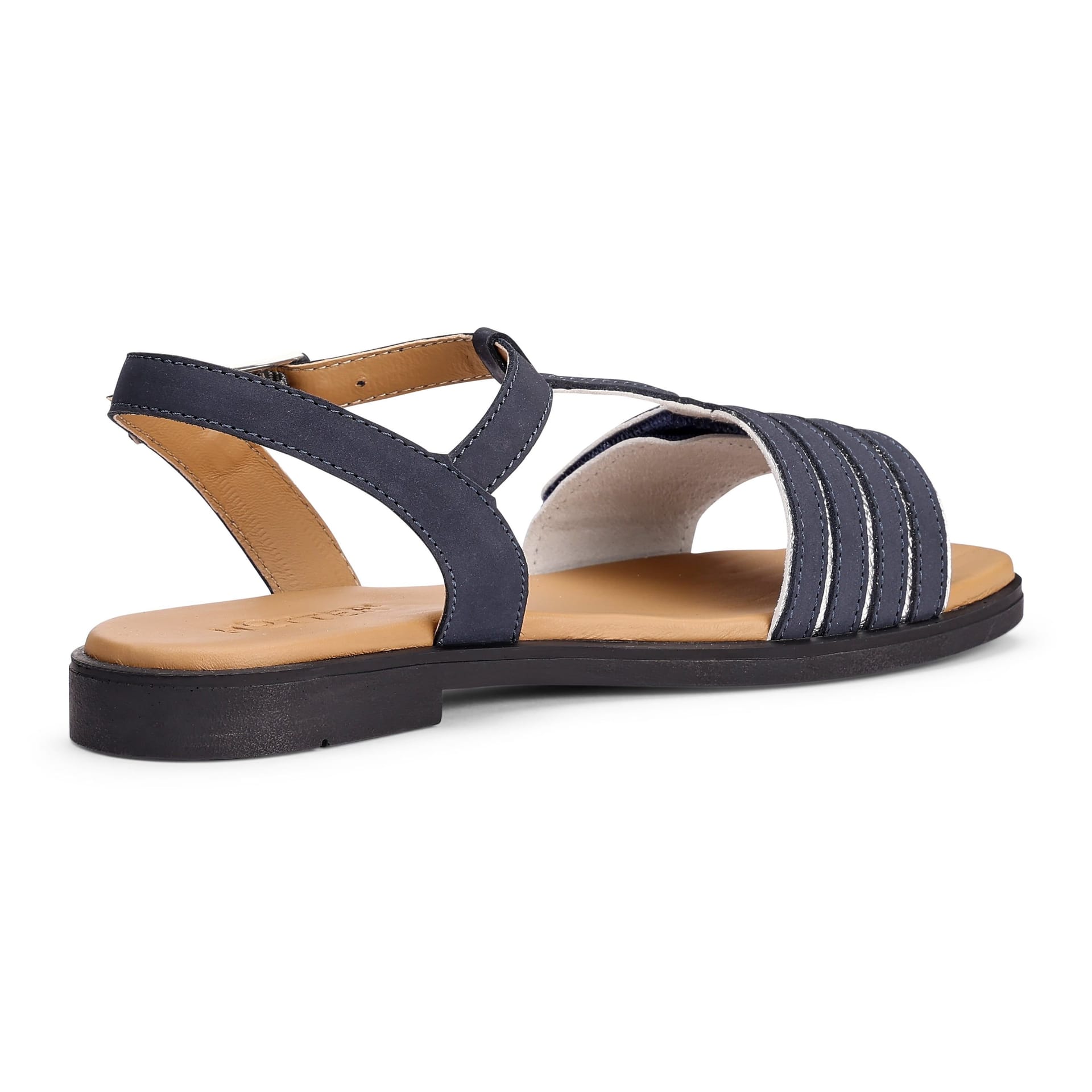 Hotter Hotter Women's Wide Fit 'Lyla' Sandals in Navy - 4