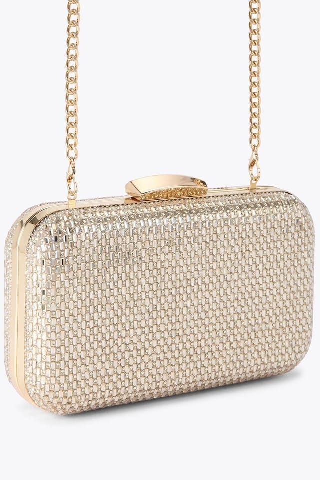 Miss KG Miss KG Women's 'Fleur Box' Bag in Gold - 2