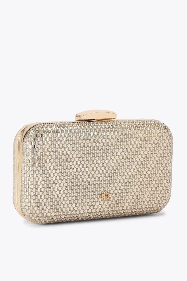 Miss KG Miss KG Women's 'Fleur Box' Bag in Gold - 3