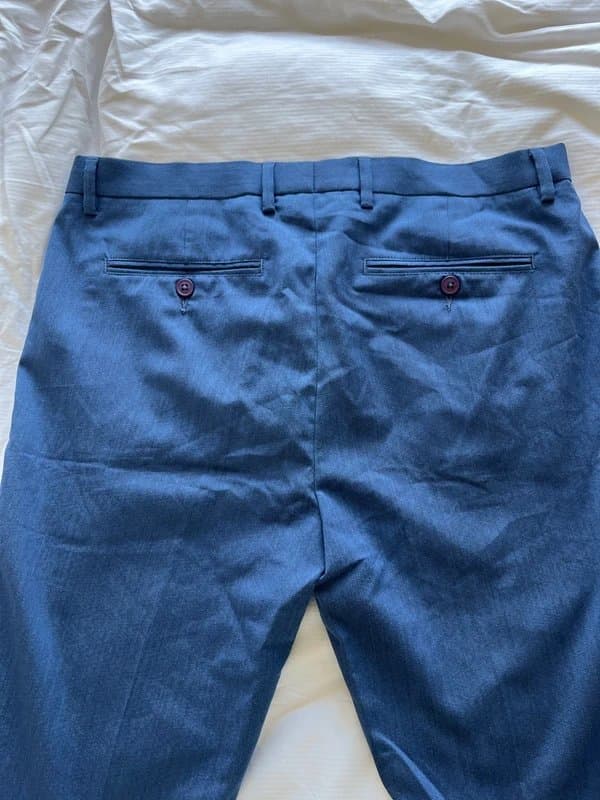 ASOS ASOS bright blue suit smart trousers 34W