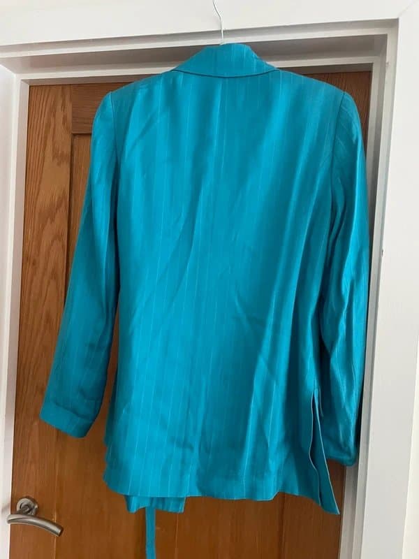 Topshop Topshop women’s turquoise jacket size 10