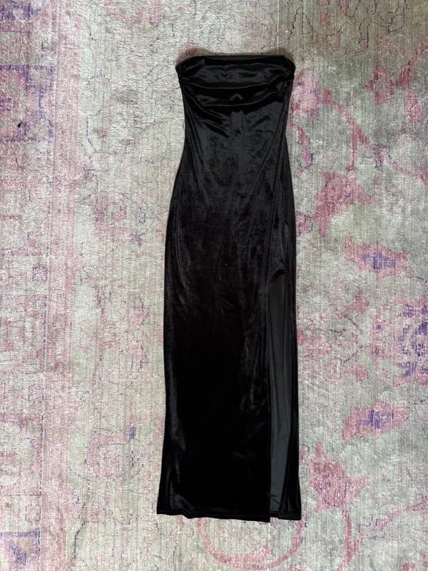 Bershka velvet dress