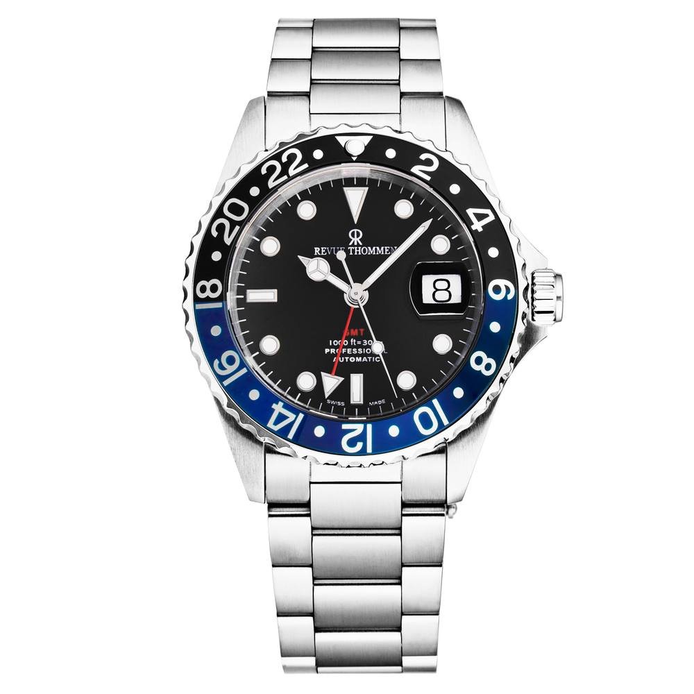 Revue Thommen Revue Thommen Men's Diver Automatic Stainless Steel, 42mm Stainless Steel Case in Black - 2