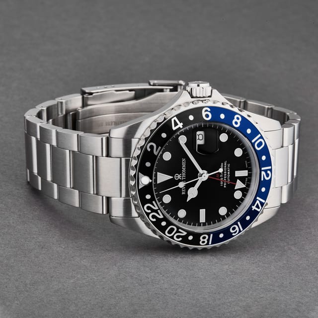 Revue Thommen Revue Thommen Men's Diver Automatic Stainless Steel, 42mm Stainless Steel Case in Black - 2