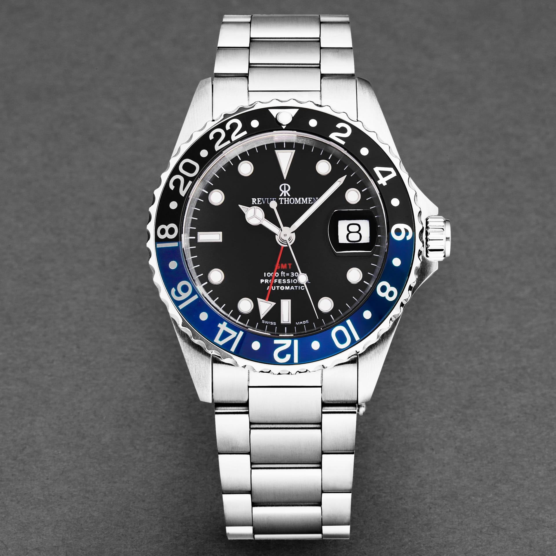 Revue Thommen Revue Thommen Men's Diver Automatic Stainless Steel, 42mm Stainless Steel Case in Black - 4