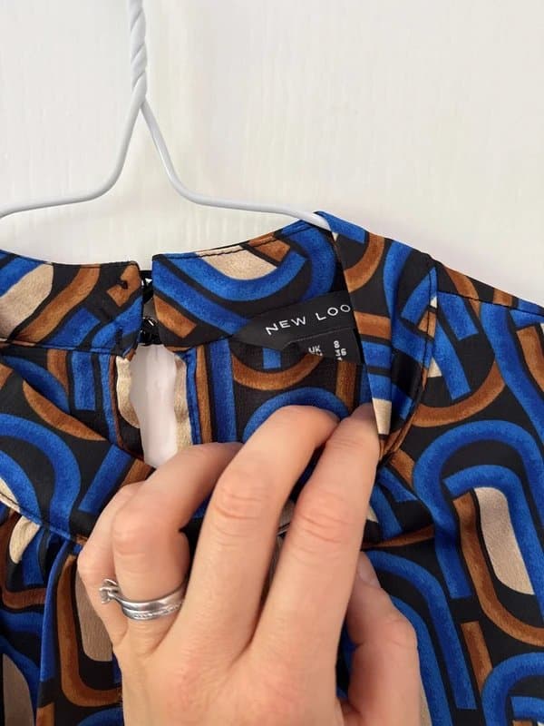 New Look New Look Midi Geometric Dress (size 8)