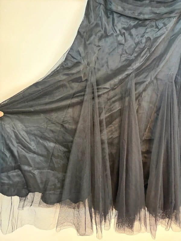 Monsoon Black Tulle Prom Dress