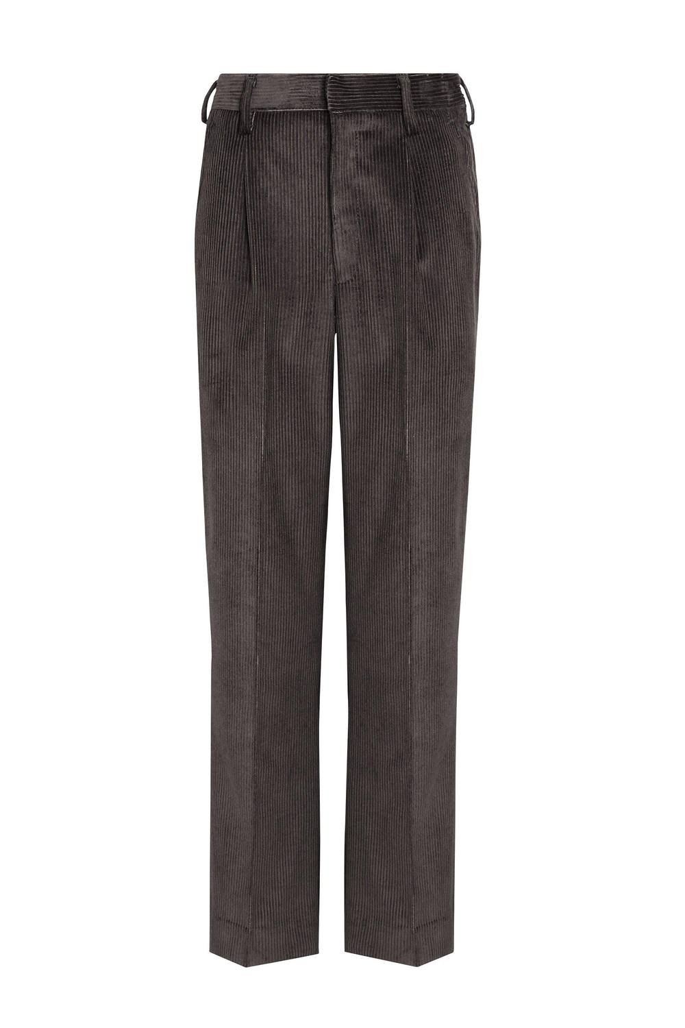 David Luke David Luke Men's Junior Cord School Trousers in Grey - 4