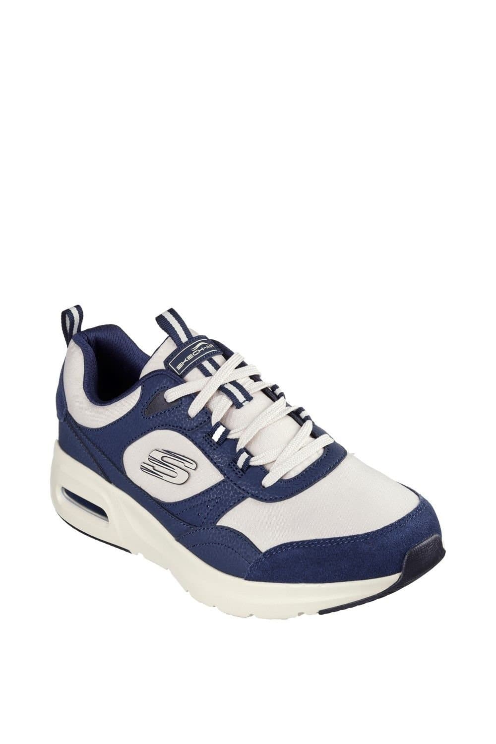 Skechers Skechers Navy Suede Leather Trainer