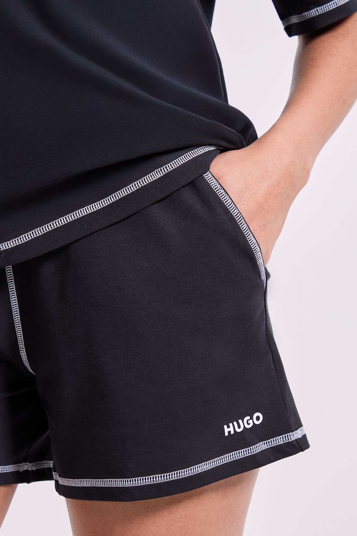 HUGO Hugo Women's Nite Lounge Set Black - 4