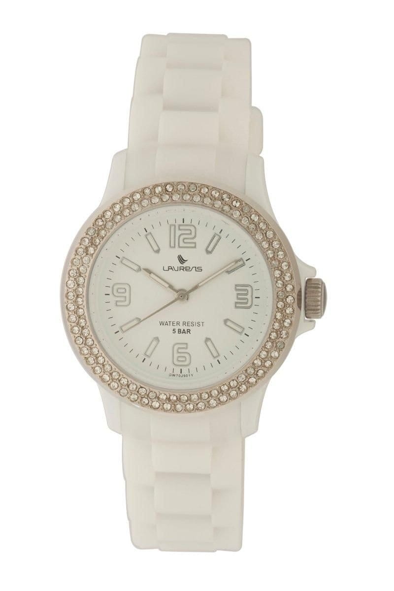 Laurens Basic Laurens Basic Women's Off White Watch - 1