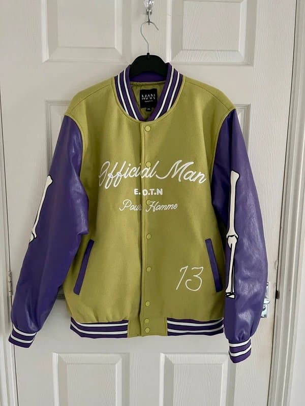 BoohooMAN BoohooMAN Limited Edition Halloween Varsity Jacket Size XL