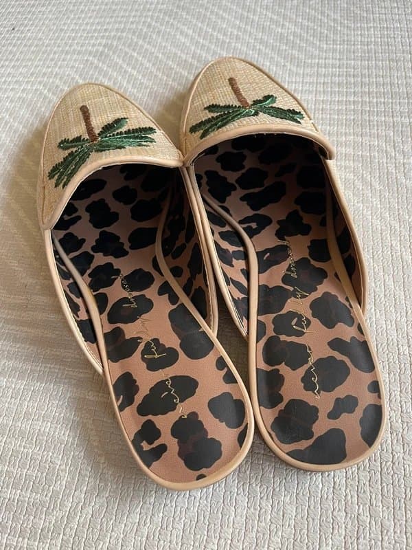 Never Fully Dressed Never fully dressed Raffia Palm Loafers UK 8