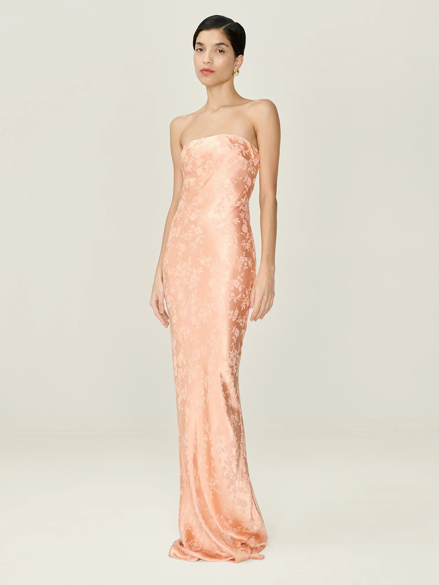 OMNES Amdra Jacquard Dress in Prairie Sunset