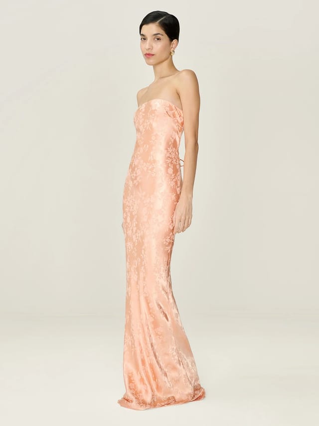 OMNES Amdra Jacquard Dress in Prairie Sunset - 3