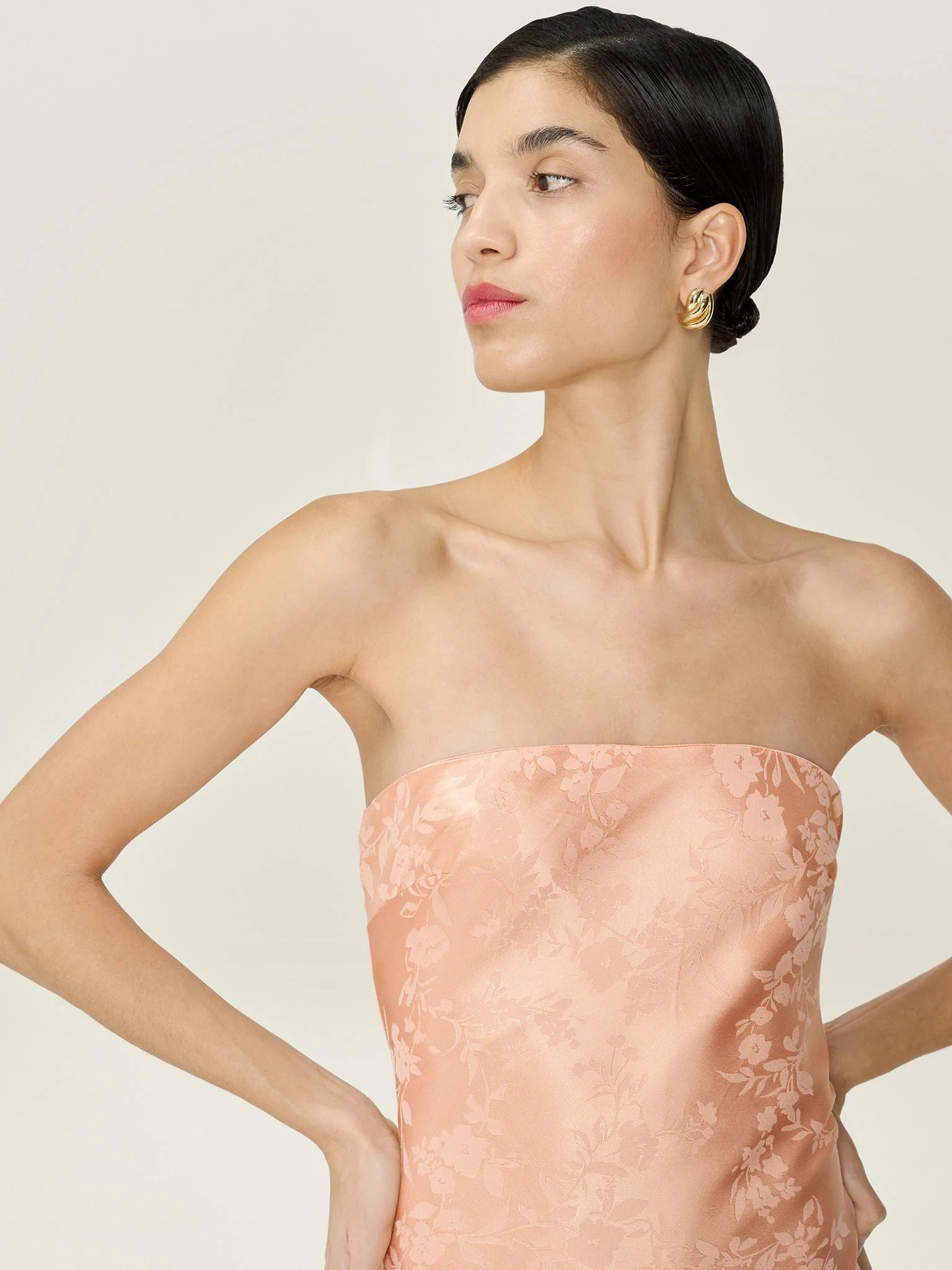 OMNES Amdra Jacquard Dress in Prairie Sunset - 4