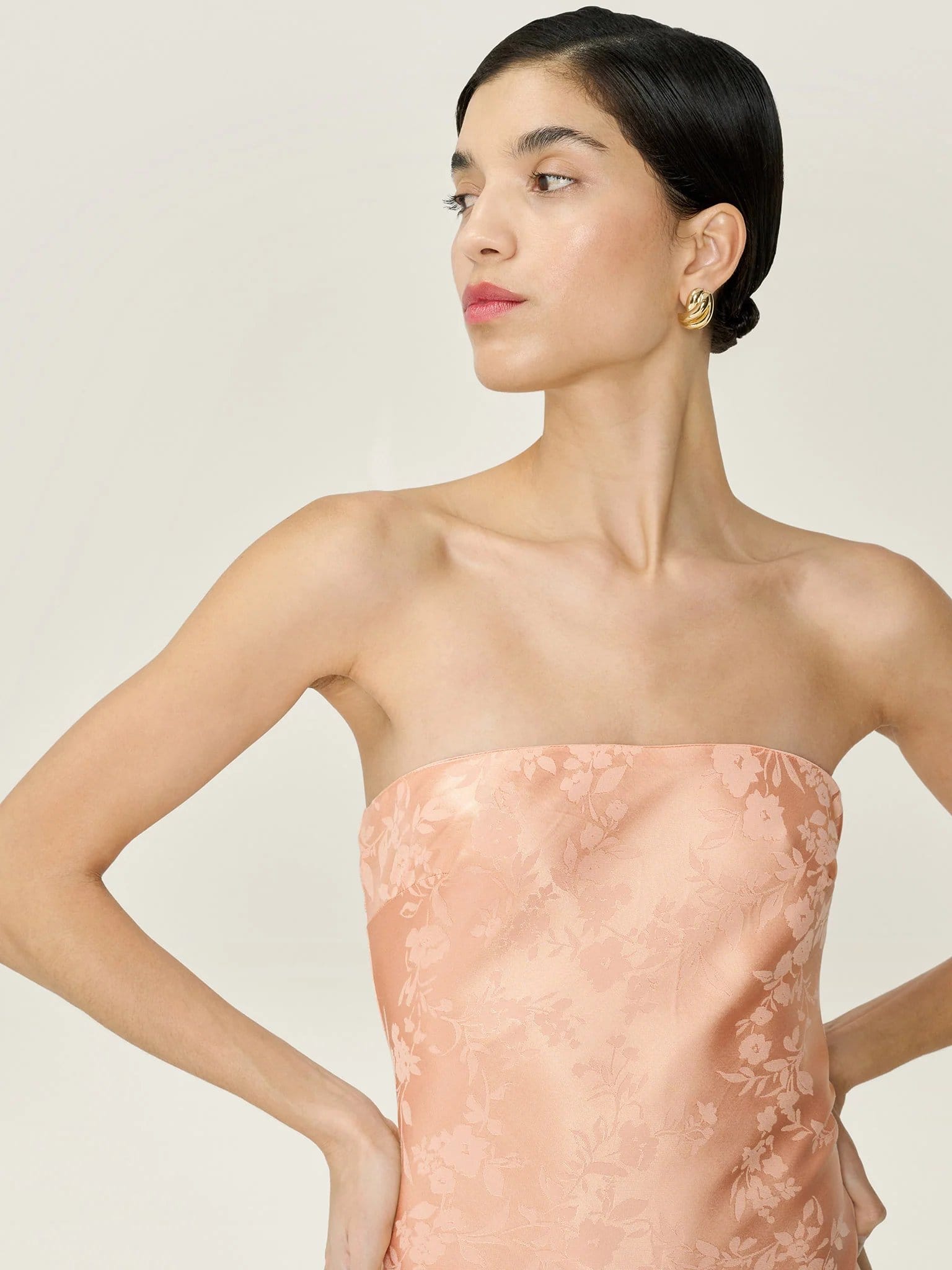 OMNES Amdra Jacquard Dress in Prairie Sunset - 4