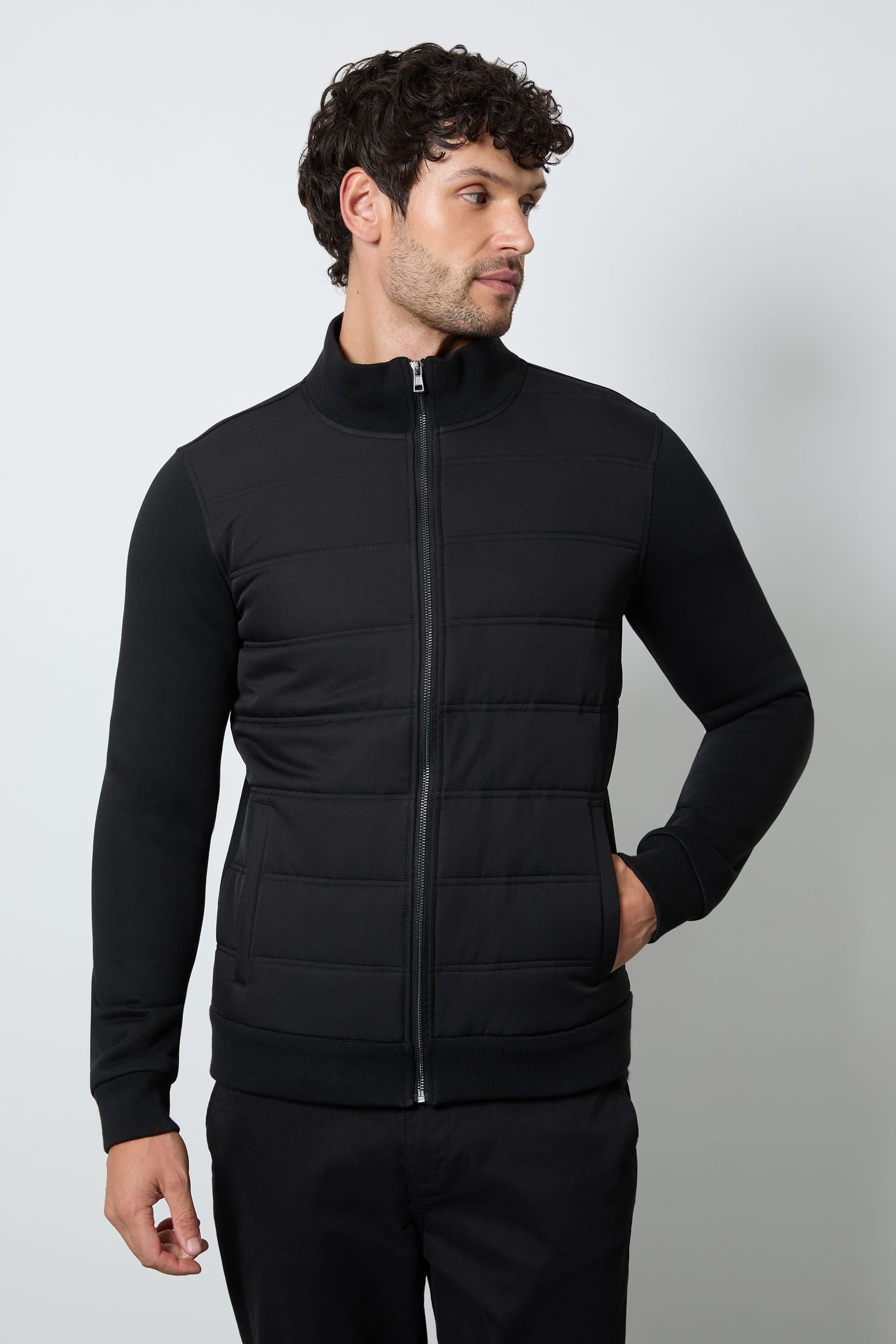 Burton Burton Men's Black Hybrid Quilted Jacket