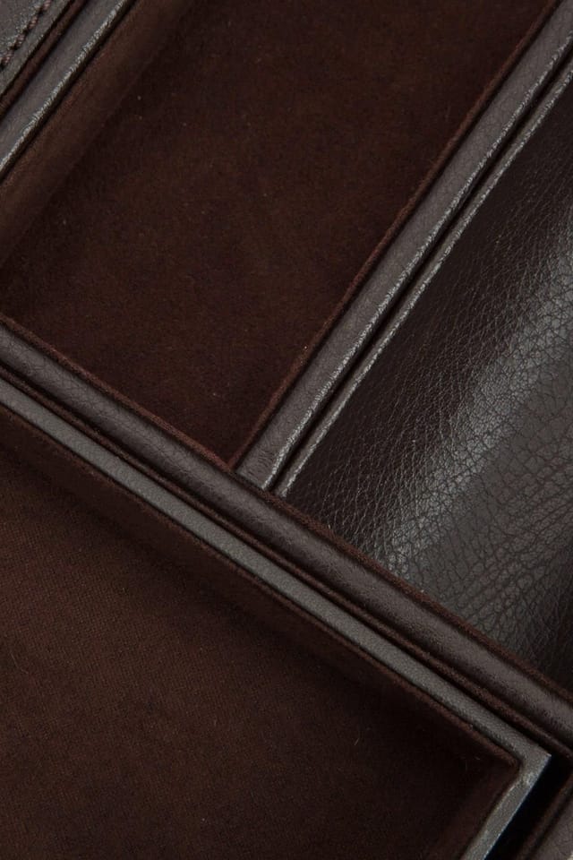 Wolf WOLF Men's Blake Valet Tray With Cuff in Brown - 3