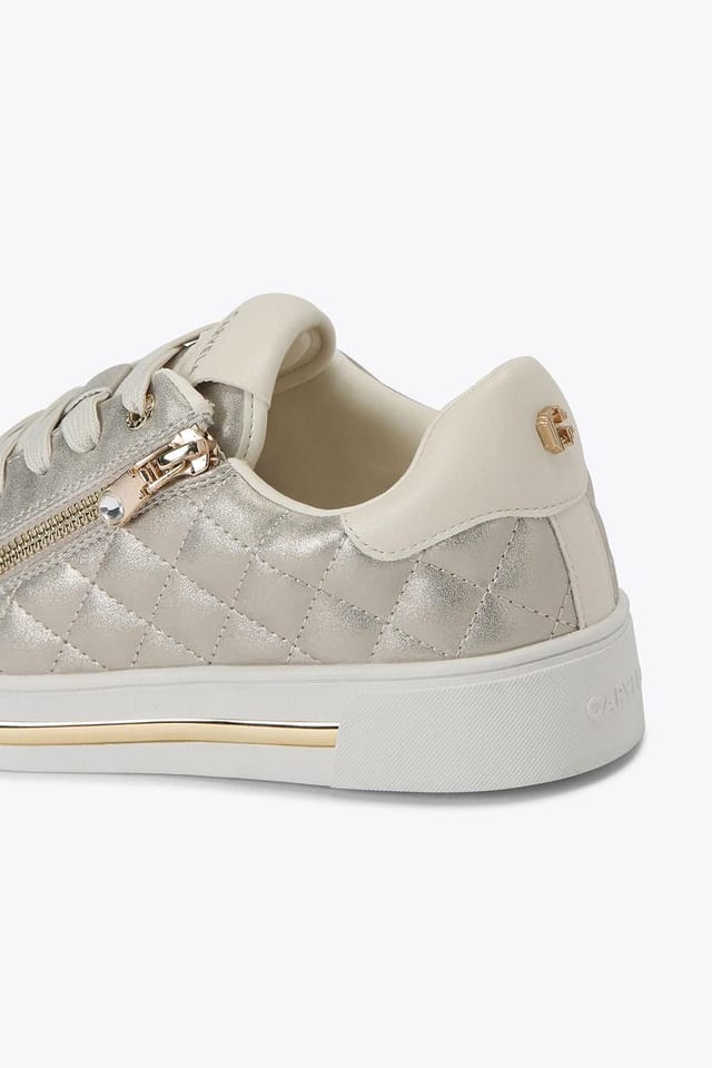 Carvela Carvela Women's 'Diamond Zip' Trainers in Gold - 3