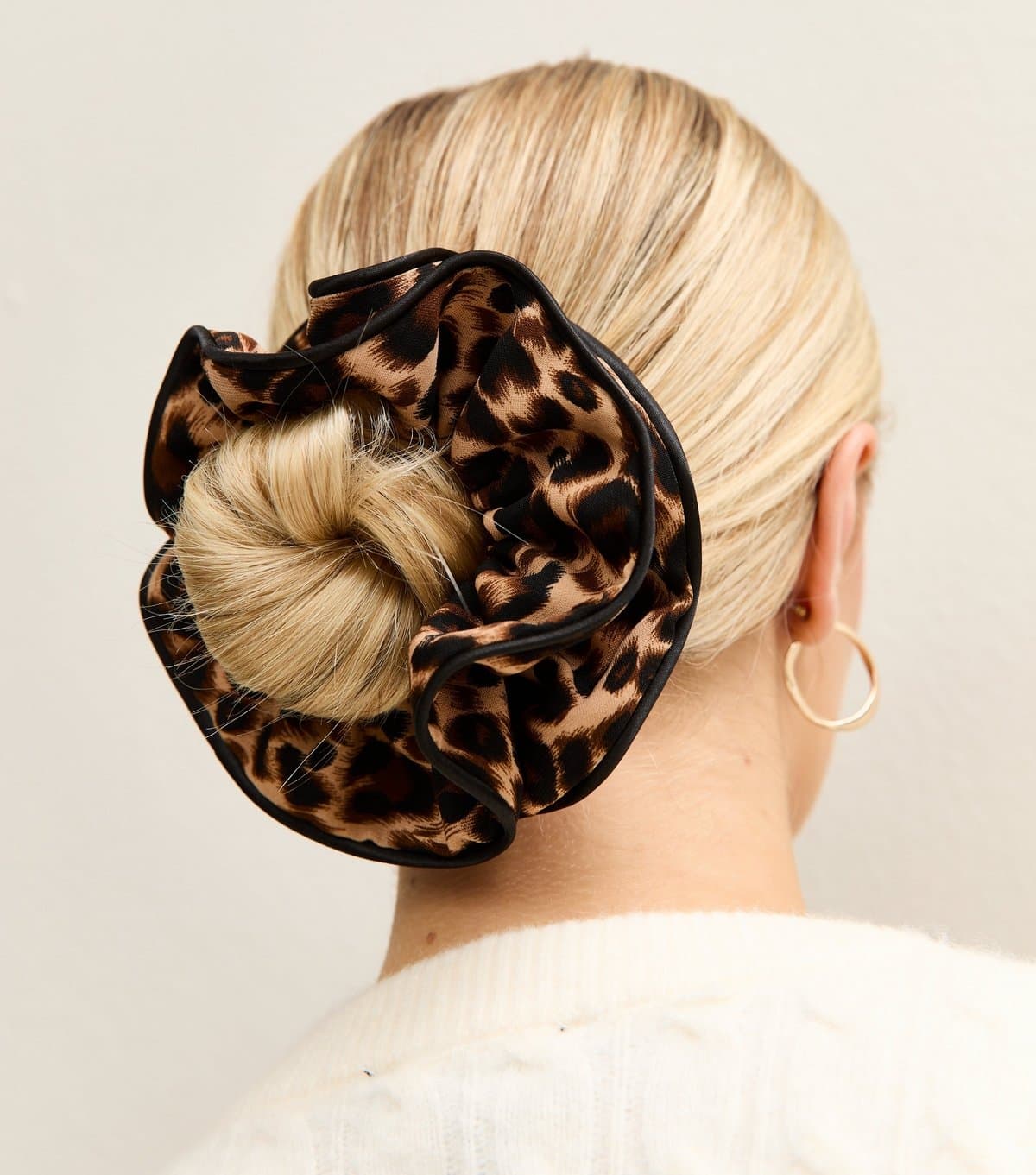 New Look Brown Leopard Print Scrunchie New Look