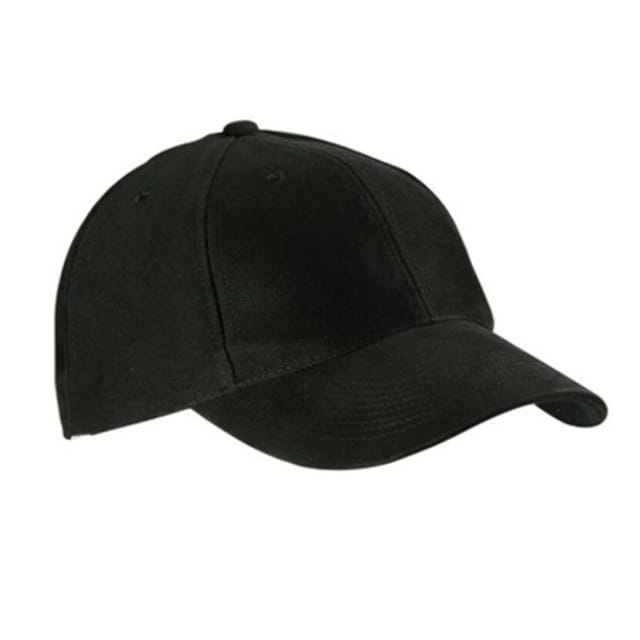Myrtle Beach Myrtle Beach Men's Raver 6 Panel Laminated Baseball Cap in Black - 2