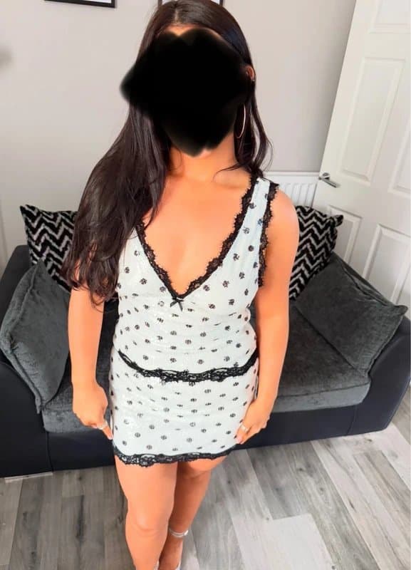 Bershka Bershka Sequin Polka Dot Co Ord