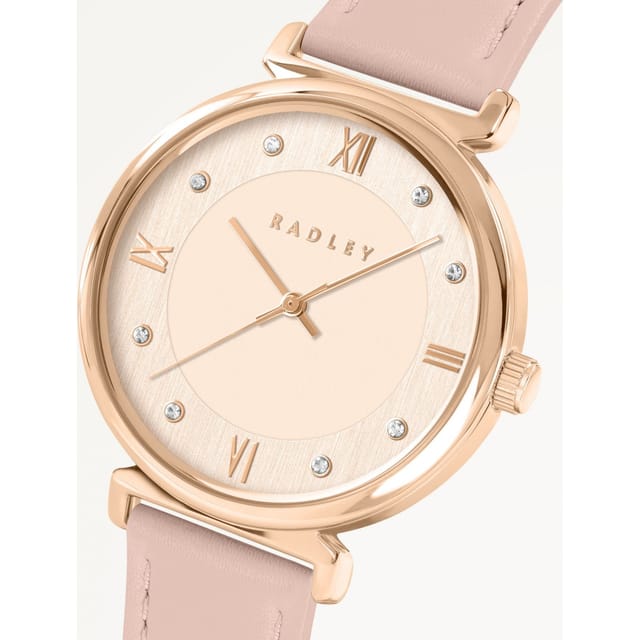 Radley Radley Women's RY21856 Roman Crescent 35mm Quartz Watch in Pink - 2