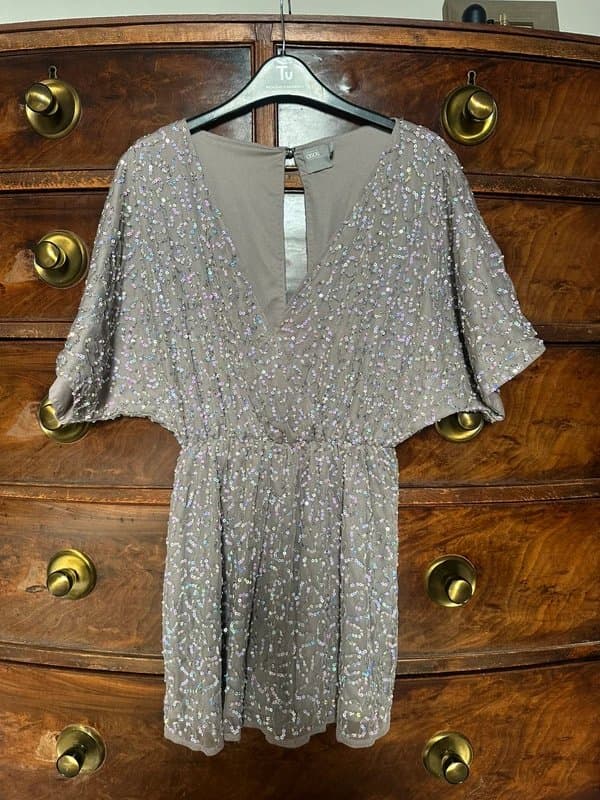 ASOS ASOS Sequin Playsuit Uk 8