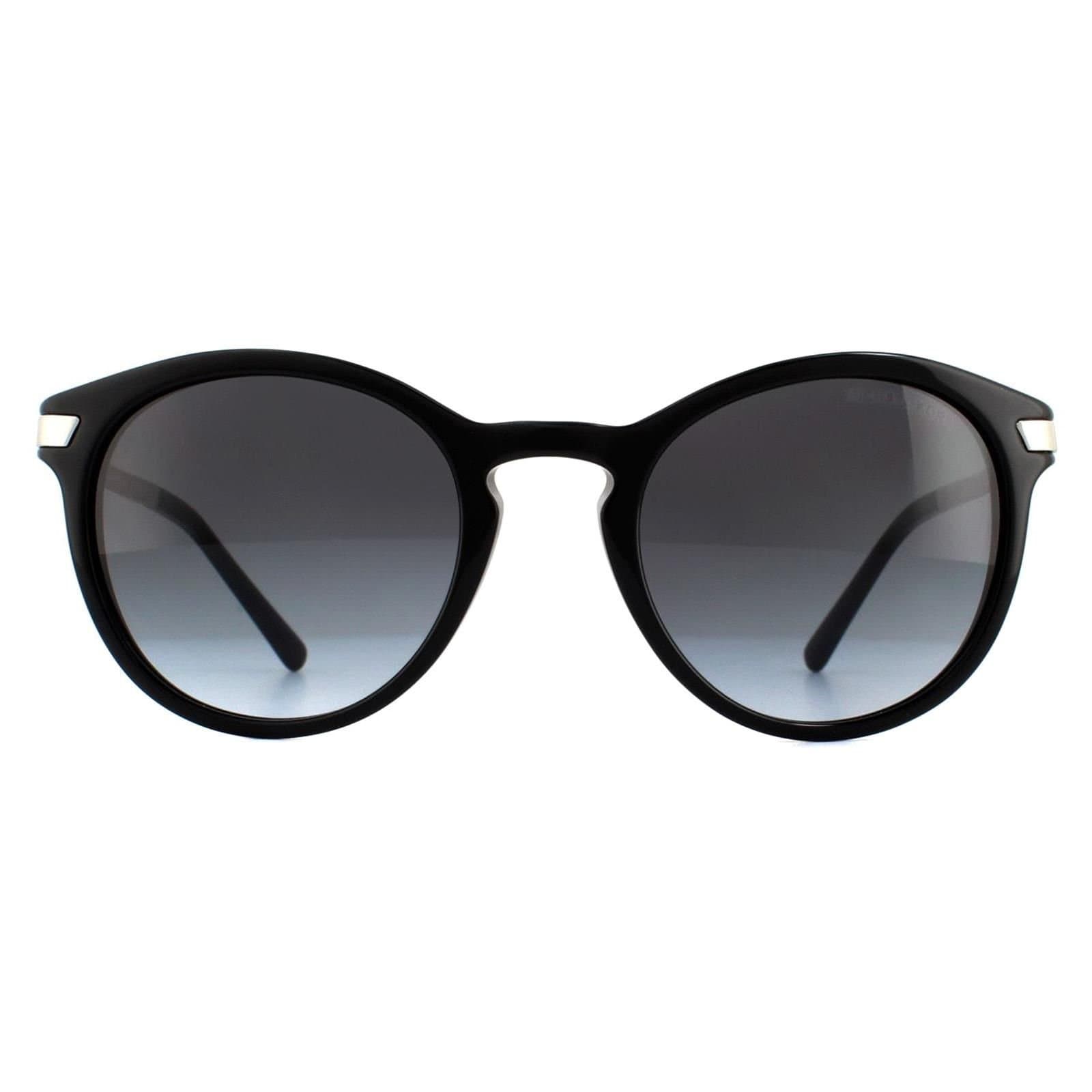 Michael Kors Michael Kors Women's Round Black Light Grey Gradient Sunglasses