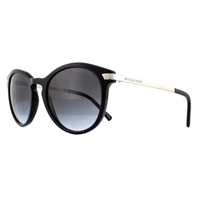 Michael Kors Michael Kors Women's Round Black Light Grey Gradient Sunglasses - 2