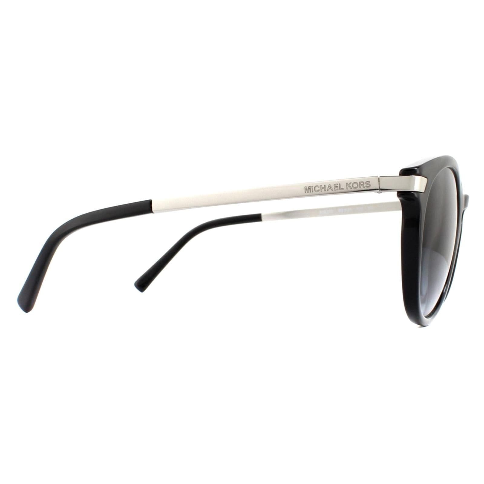 Michael Kors Michael Kors Women's Round Black Light Grey Gradient Sunglasses - 4