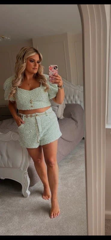 ASOS ASOS luxe Green sequin co-ord