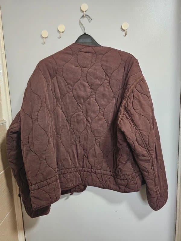 Zara Zara quilted padded bomber coat jacket size M