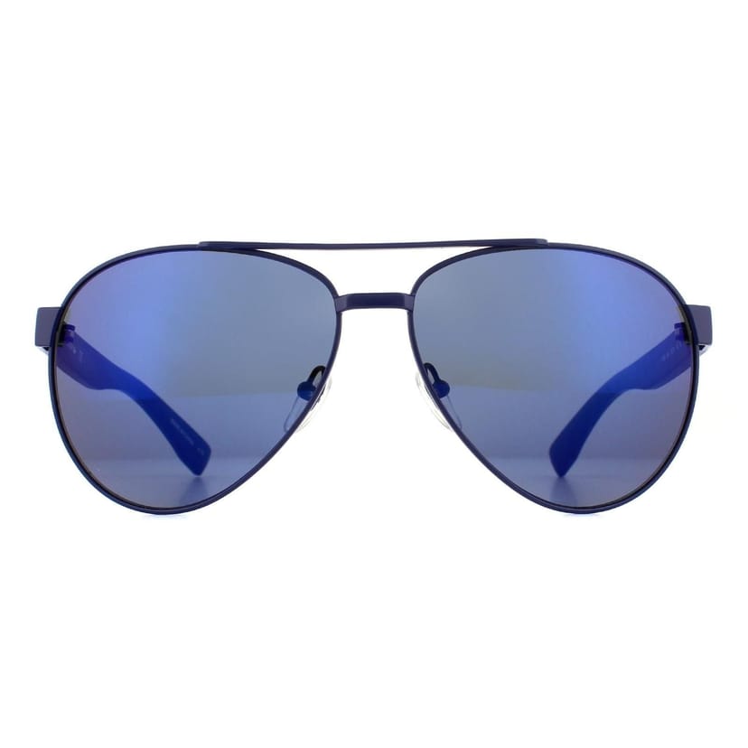 Lacoste Lacoste Men's Aviator Blue Blue Sunglasses - 1