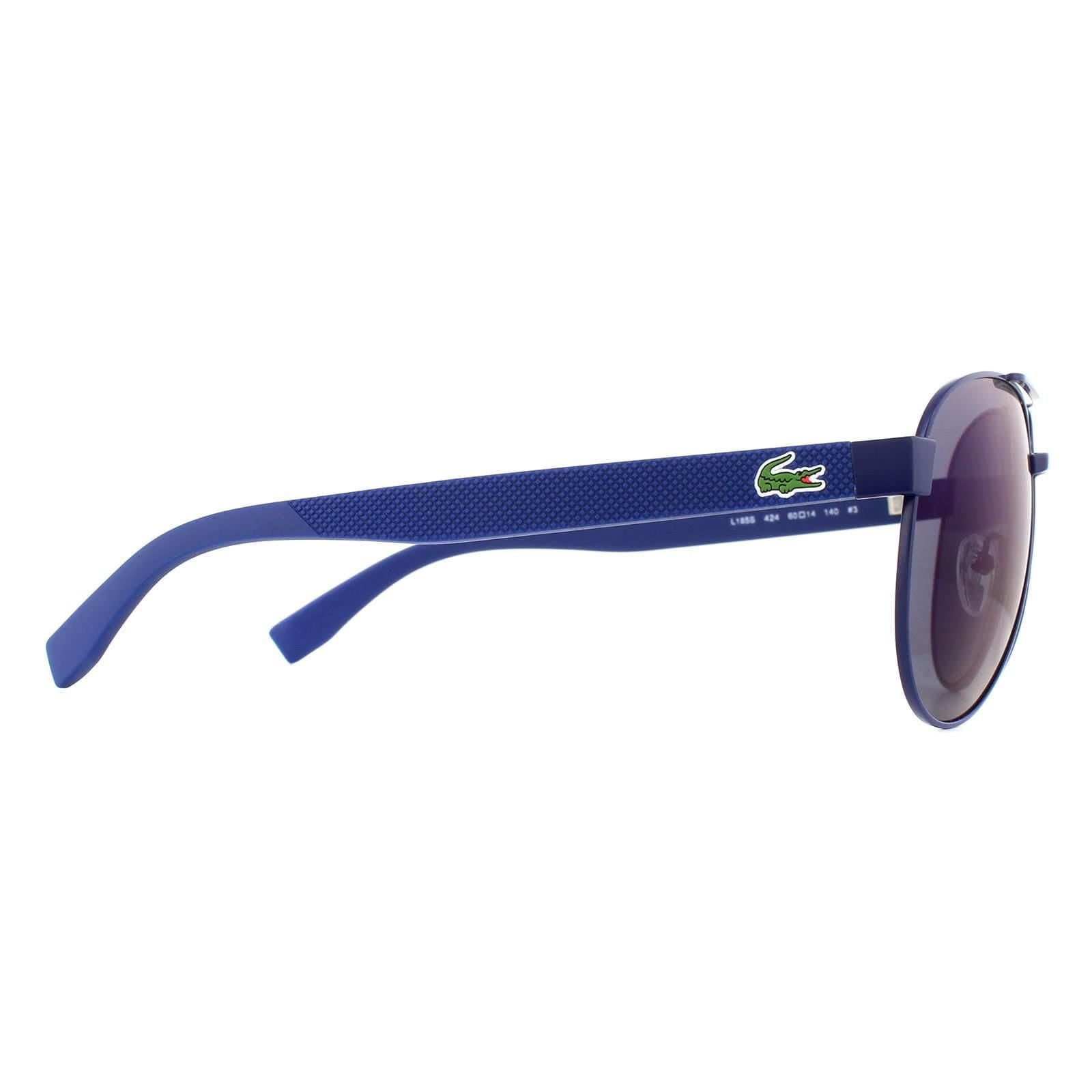 Lacoste Lacoste Men's Aviator Blue Blue Sunglasses - 4