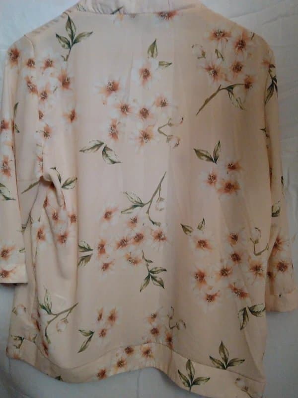New Look New look, apricot, flower pattern kimono, UK 14 (69)