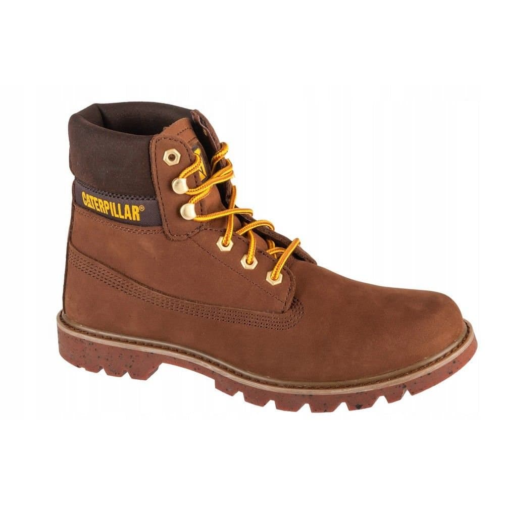 Caterpillar Caterpillar Men's Colorado Full Grain Leather Ankle Boots in Dark Brown