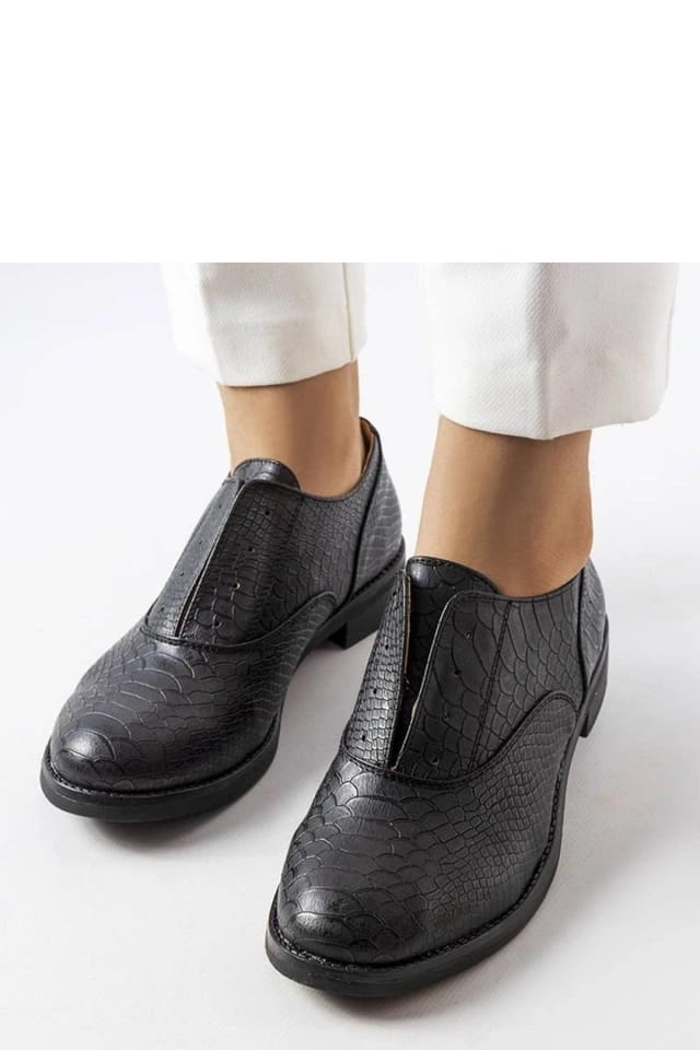 Love Lace Love Lace Women's Elegant Slip On Flat Round Toe Comfort Shoes for Summer in Black - 3