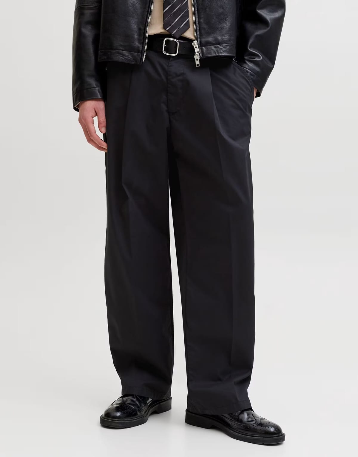 ASOS Jack & Jones Wide-leg trousers in black beauty - 1