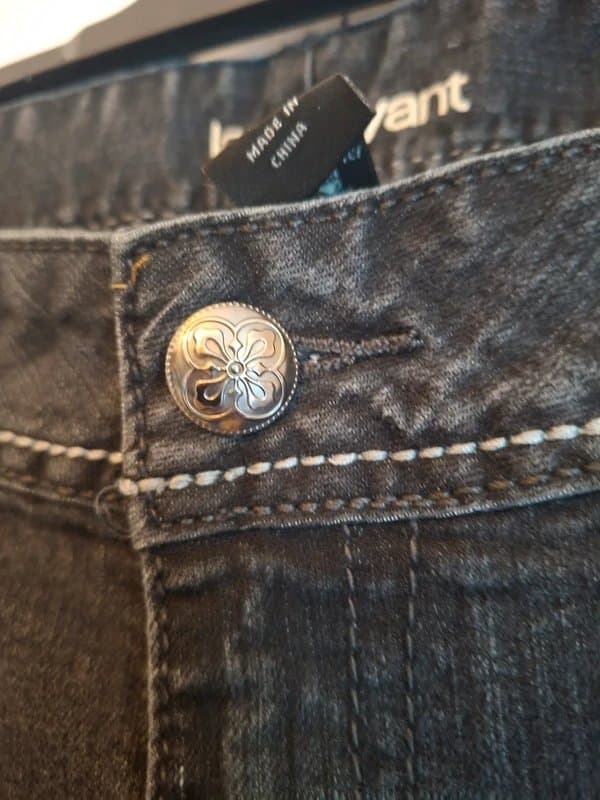 Lane Bryant Y2k style Lane Bryant Black Embellished Jeans • Size UK 22/24 (US 20) • Stretch Denim Stud Detail